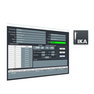 Software de calibración de pipetas IKA IPCS