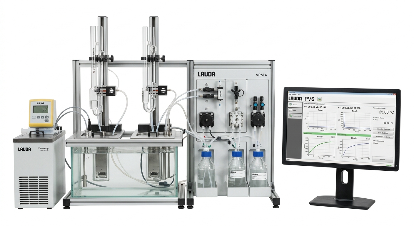 Sistemas de autodilución LAUDA Scientific para viscosimetría