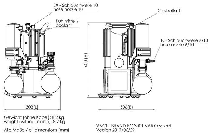 Unidades de bombeo químico PC VARIO select VACUUBRAND - Imagen 4