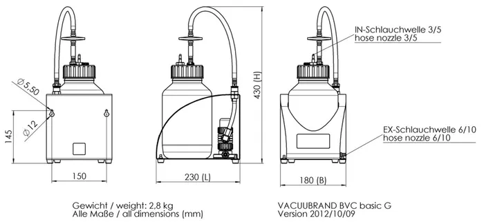 Sistemas de aspiración de fluidos BVC VACUUBRAND - Imagen 2